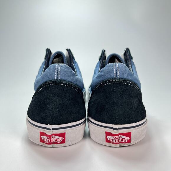 Vans Off The Wall Old Skool Slate Blue Athletic Skate Shoes Men's Size 13 - Picture 4 of 10
